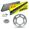 Sprockets & Chain Kit DID 530VX3 Steel Grey TRIUMPH Daytona 1200 97 