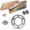 Sprockets & Chain Kit DID 525ZVM-X2  Gold APRILIA Mana 850 08-13 Free Riveter!