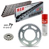 Sprockets & Chain Kit DID 525ZVM-X2 Steel Grey BMW S 1000 RR Sport 2010