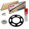 Sprockets & Chain Kit DID 520ZVM-X Gold CAGIVA Mito 125 Evolution 00-04