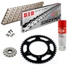 Sprockets & Chain Kit DID 520ZVM-X Silver CAGIVA Mito 125 Evolution 00-04