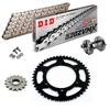 Sprockets & Chain Kit DID 520ZVM-X Silver HONDA CB 250 80-84 Free Riveter!