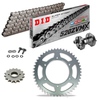 Sprockets & Chain Kit DID 520ZVM-X Steel Grey HONDA XL 250 78-81 Free Riveter!