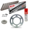 Sprockets & Chain Kit DID 520ZVM-X Steel Grey HONDA XL 250 78-81