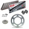 Sprockets & Chain Kit DID 525ZVM-X2 Steel Grey KAWASAKI Z1000 14-20 Free Riveter!