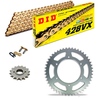 Sprockets & Chain Kit DID 428VX Gold KAWASAKI KX 80 Conversion 428 89-90 