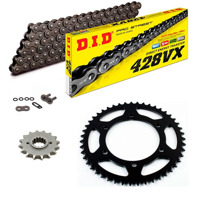 Sprockets & Chain Kit DID 428VX Steel Grey YAMAHA YZ 80 81-82 