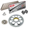 Sprockets & Chain Kit DID 525ZVM-X Silver DUCATI 996 R / S 01-01 Free Riveter!