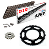 Sprockets & Chain Kit DID 420V Grey Steel YAMAHA DT 50 R 97-98 