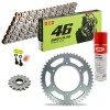 KIT DE TRANSMISION DID 525 VR46 TRIUMPH Daytona 675 13-17 Limpiador de Cadena Gratis!!