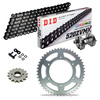 Sprockets & Chain Kit DID 520ZVM-X Black HONDA CB 250 NDX 78-82 Free Riveter!