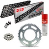 Sprockets & Chain Kit DID 525ZVM-X2 Black APRILIA Mana 850 08-13