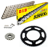 Sprockets & Chain Kit DID 520VX3 Silver YAMAHA SR 250 SE 79-84 