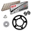 Sprockets & Chain Kit DID 520ZVM-X Silver SUZUKI GS 500 E 94-98 Free Riveter!