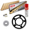 Sprockets & Chain Kit DID 520ZVM-X Gold SUZUKI GS 500 E 94-98 