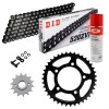 Sprockets & Chain Kit DID 520ZVM-X Black SUZUKI GS 500 E 94-98 