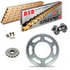 Sprockets & Chain Kit DID 525ZVM-X  Gold BENELLI Imperiale 400 19-24 Free Riveter!