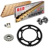 Sprockets & Chain Kit DID 525ZVM-X2 Gold BENELLI 502 C 22-24 Free Riveter 