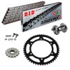 Sprockets & Chain Kit DID 525ZVM-X2 Steel Grey DUCATI Multistrada V4 S 21-24 Free Riveter 