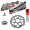 Sprockets & Chain Kit DID 525ZVM-X Steel Grey DUCATI Streetfighter 1098 09-13