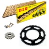 Sprockets & Chain Kit DID 428VX Gold BRIXTON Haycroft 125 18-20 